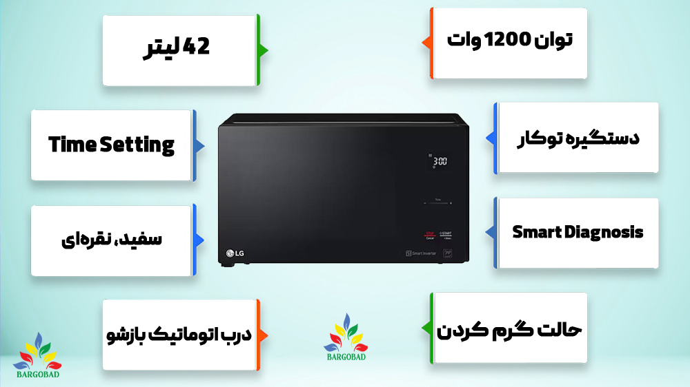 مشخصات مایکروویو ال جی 8295
