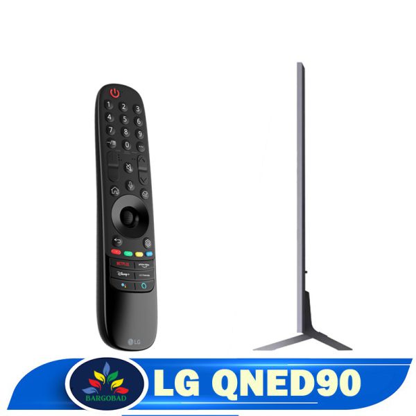 طراحی و ضخامت تلویزیون ال جی QNED90