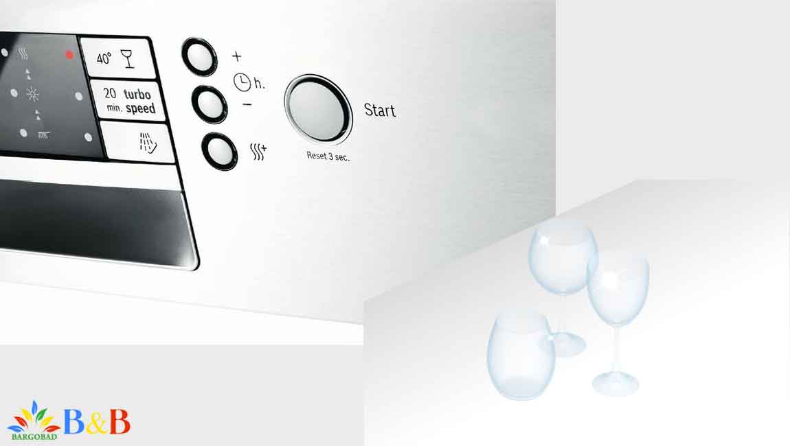 برنامه Glass 40 ° C در ماشین ظرفشویی 14 نفره بوش 68MW02E