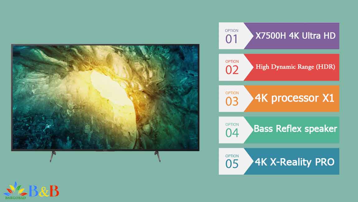 مزایای خرید تلویزیون سونی X7500H