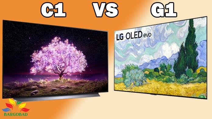 مقایسه تلویزیون های ال جی اولد C1 و G1