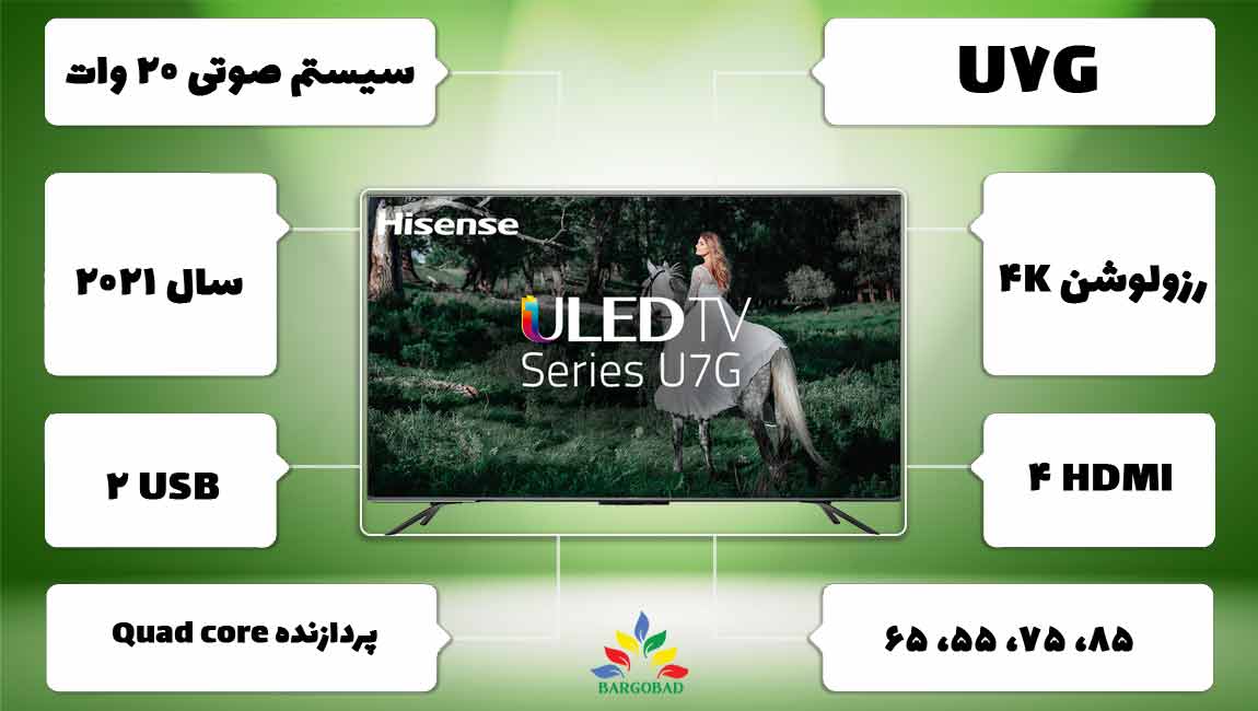 معرفی تلویزیون هایسنس U7G