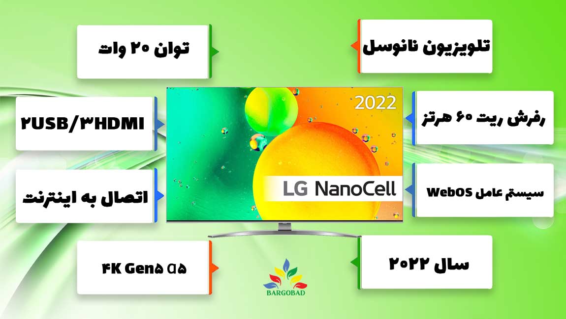 جمع بندی و مشخصات تلویزیون NANO78