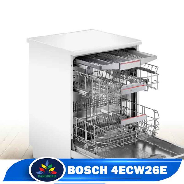 فضای داخلی ماشین ظرفشویی بوش 4ECW26E